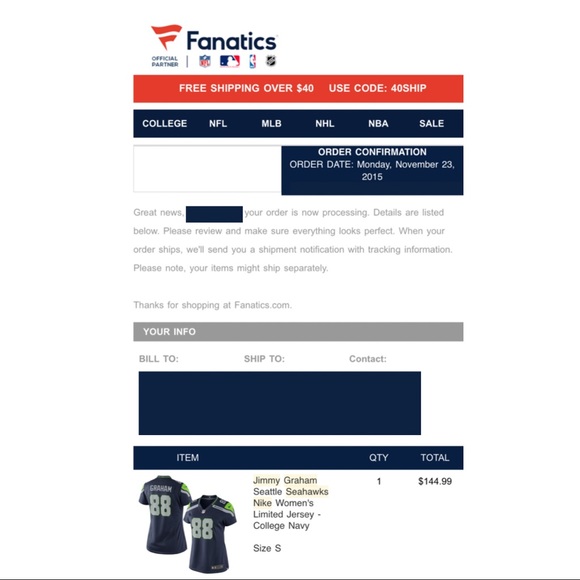 Seattle Seahawks Nike Women's (Size S) Limited Jersey - 88 Jimmy Graham - Picture 4 of 9